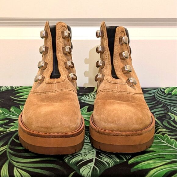 EUC 3.1 Phillip Lim 36 Women's Dylan Silver Hook Lacing Hiking Boot - Picture 11 of 13